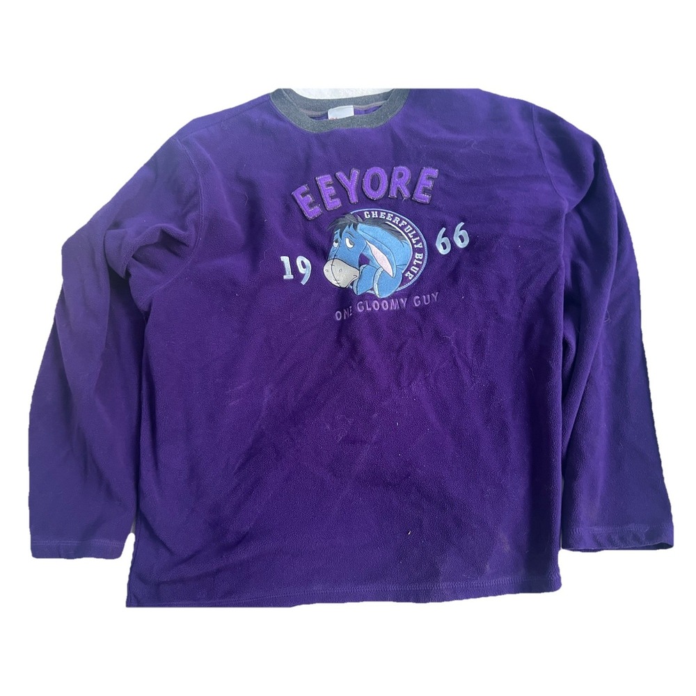 Disney Purple Eeyore Crewneck Sweatshirt